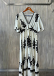 Vestido camisero cuello en V
