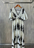 Vestido camisero cuello en V