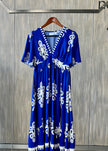 Vestido camisero cuello en V