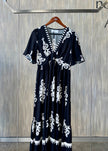 Vestido camisero cuello en V