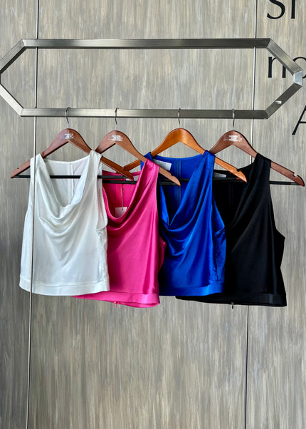 Blusa satinada