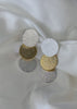 Aretes bicolor 3 circulos