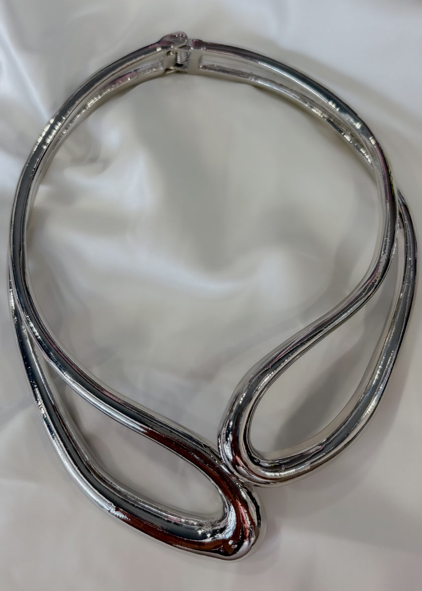 Gargantilla plateada