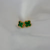 Aretes mini trébol colores