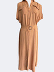 Vestido camisero con bolsas en el pecho