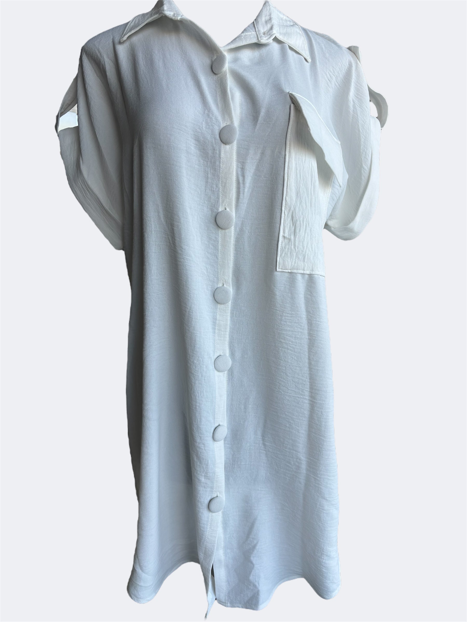 Vestido camisero con botones