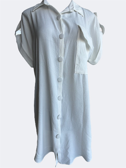 Vestido camisero con botones