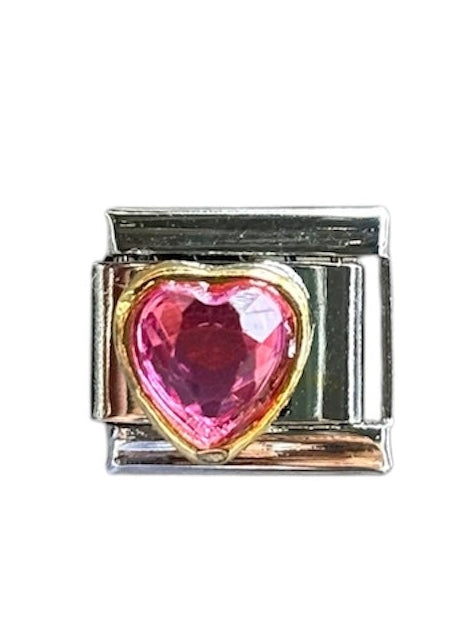 Charm piedra corazón