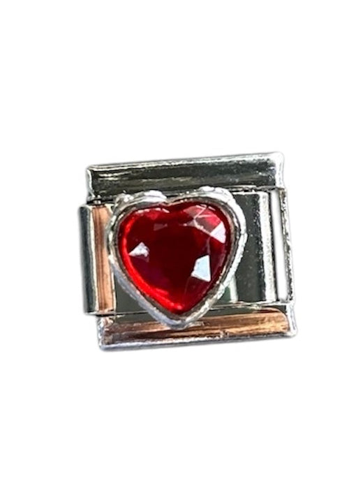 Charm piedra corazón