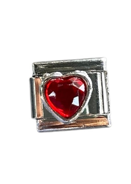 Charm piedra corazón