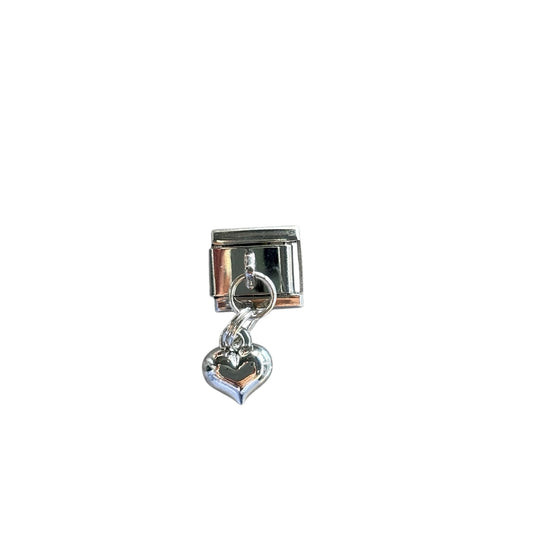 Charm con dije corazón globo