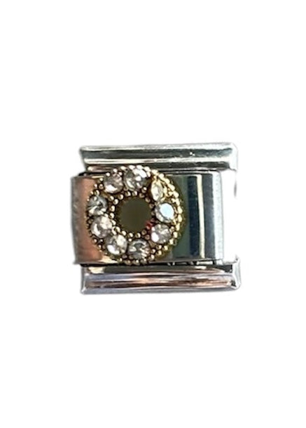 Charm circulito con brillos