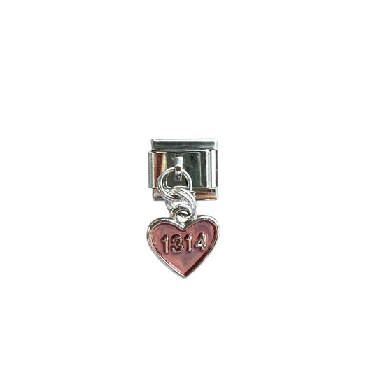 Charm con dije corazón