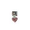 Charm con dije corazón