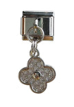 Charm con dije trebol