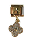 Charm con dije trebol