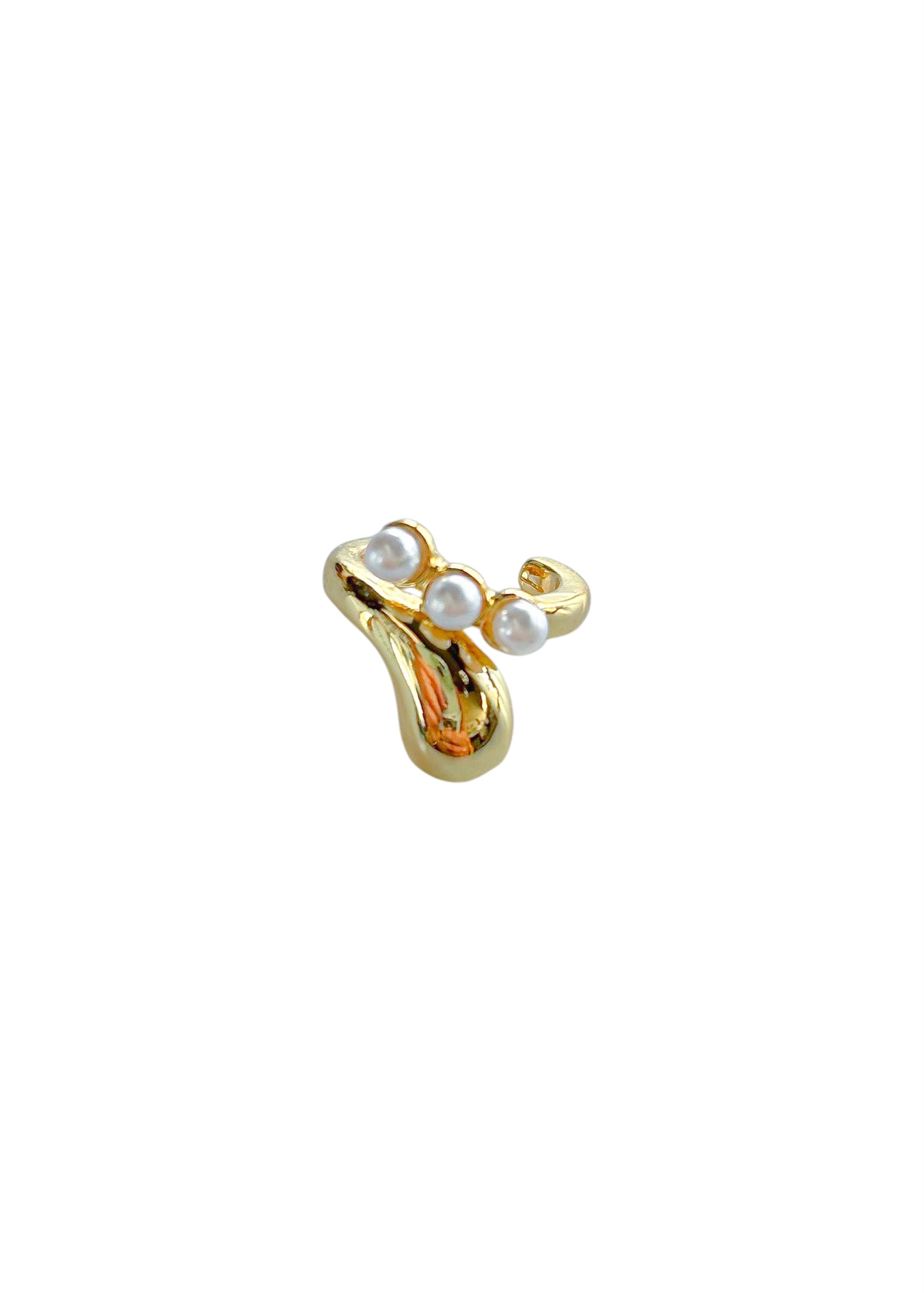 Earcuff gota y perlas