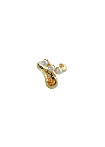 Earcuff gota y perlas
