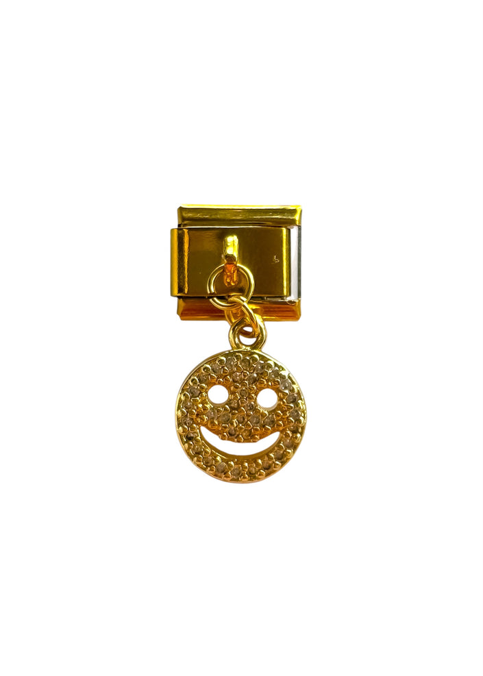 Charm con dije happy brillos