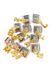 Charm con dije iniciales
