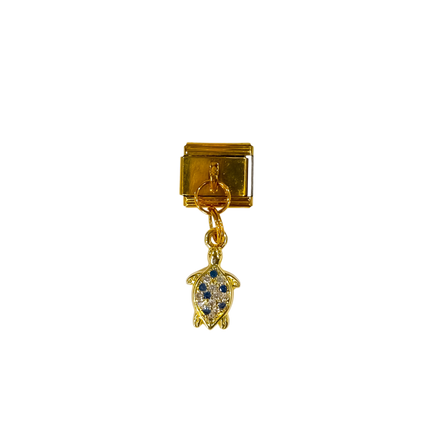 Charm con dije tortuga