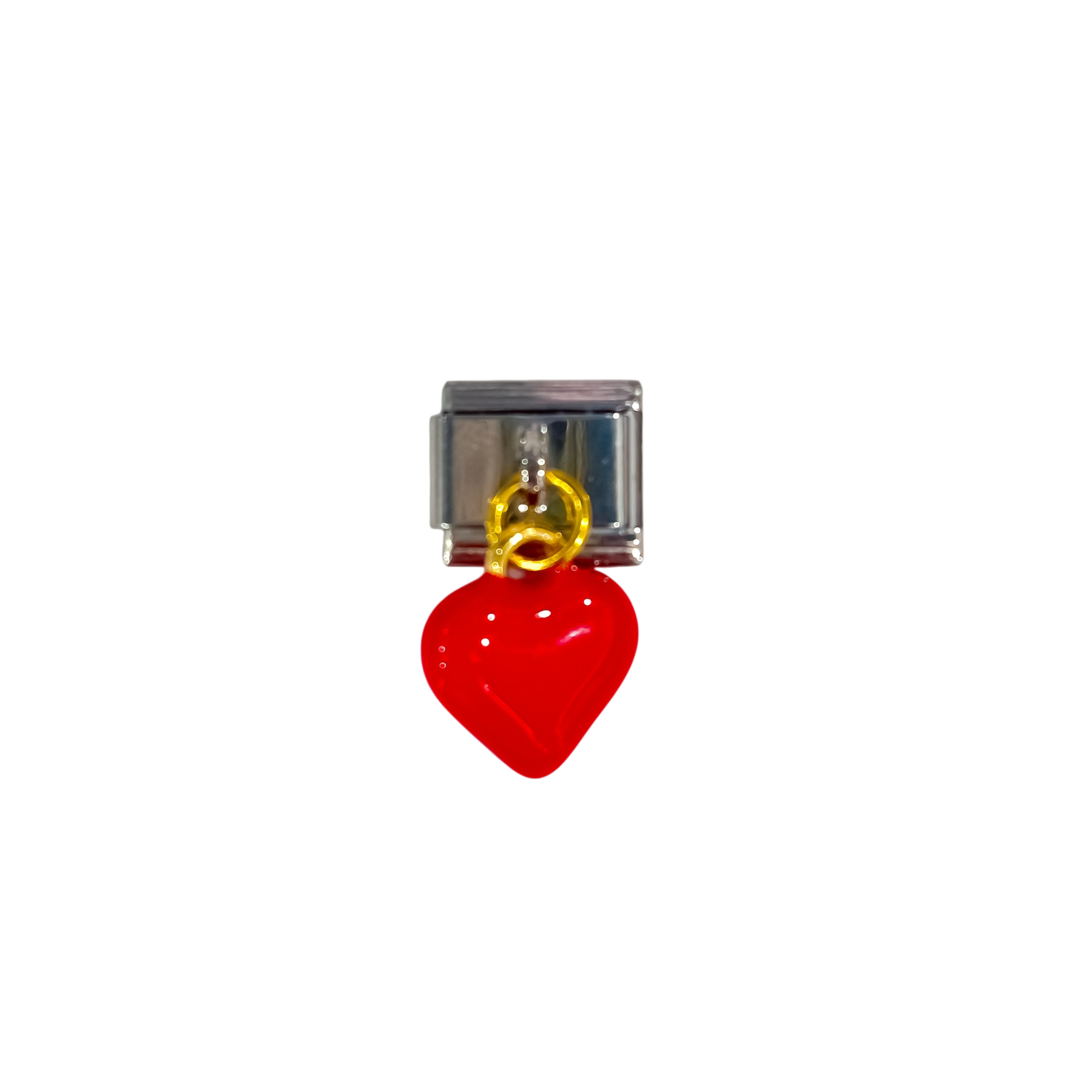 Charm con dije corazón