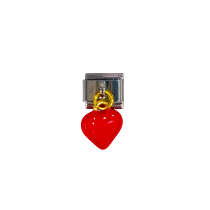 Charm con dije corazón