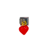 Charm con dije corazón