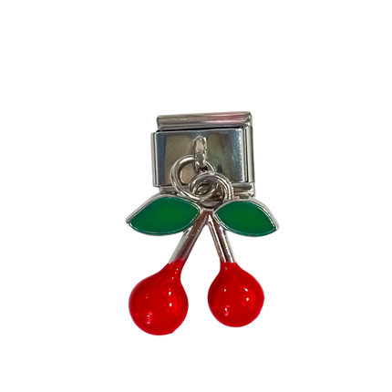 Charm con dije cerezas