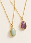 Collares NDN1009 verde y morado