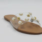 Sandalia con perlas Isabela